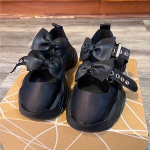 Lazy Oaf Big Bow Mary Janes